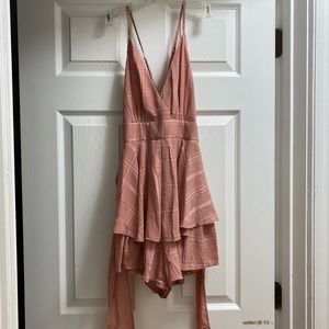 Light pink/nude romper size small